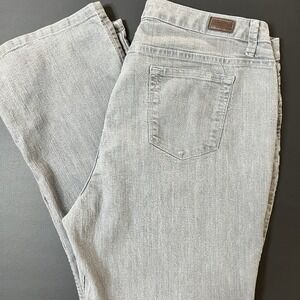 Lee Riders Bootcut Jeans Women's Size 18 Gray Retro Western Denim